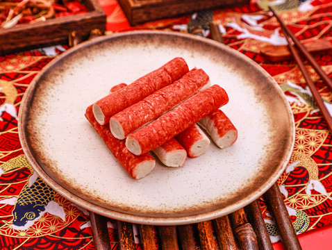 火锅菜品蟹肉棒