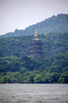 杭州西湖雷峰塔