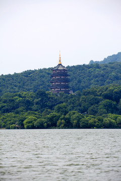 杭州西湖雷峰塔