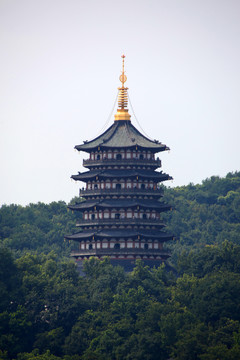 杭州西湖雷峰塔