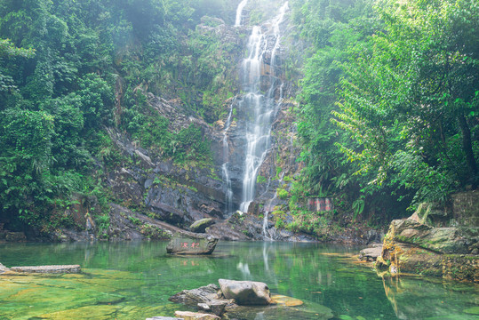 肇庆鼎湖山飞水潭风景