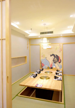 日本料理店内景