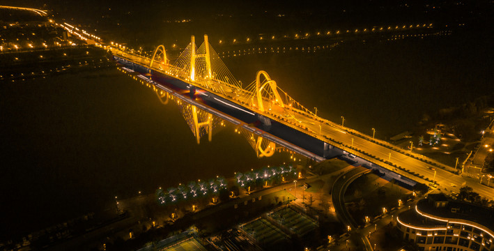 汉江大桥夜景