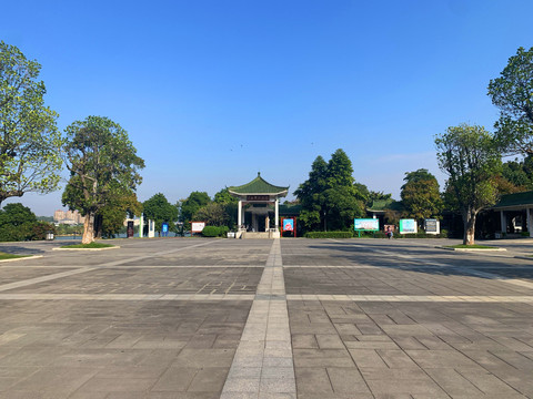 广场一角