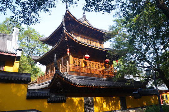 杭州寺庙鼓楼