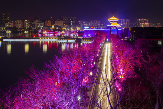 聊城夜色