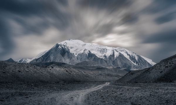 慕士塔格峰雪山