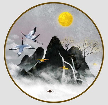 国潮山水