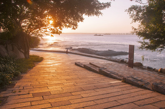 泉州林銮渡夕照