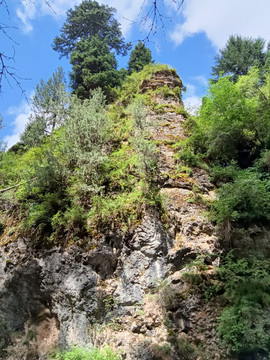 山顶自然风景