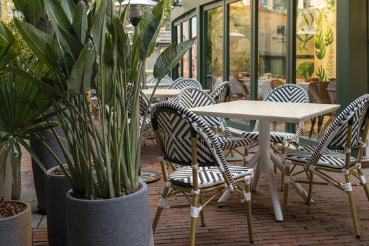 咖啡馆室外休闲座椅