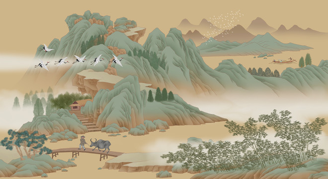 青绿山水