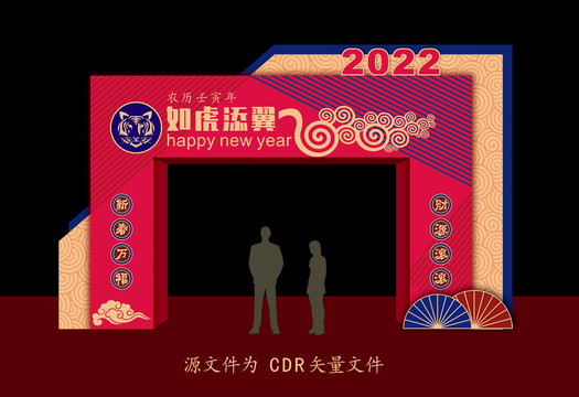 2022虎年门头