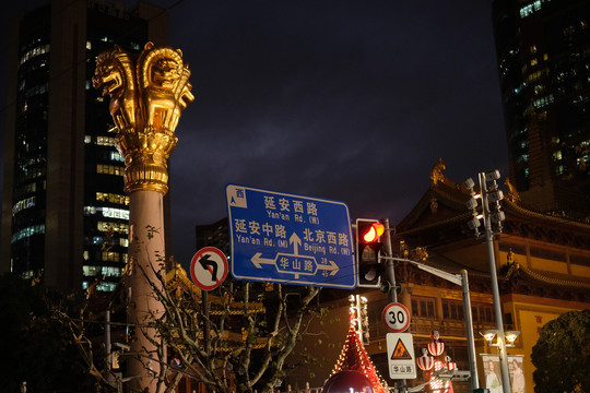 静安寺商圈夜景