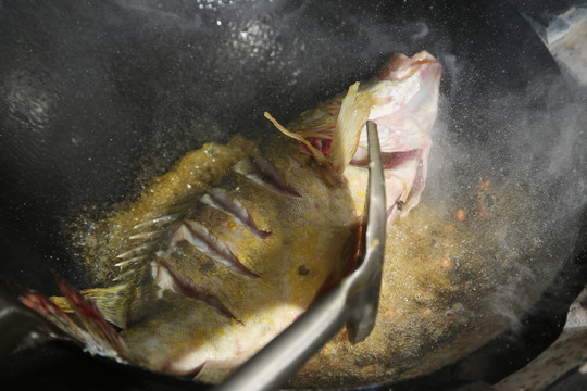 烹饪鳜鱼