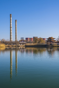北京首钢园群明湖