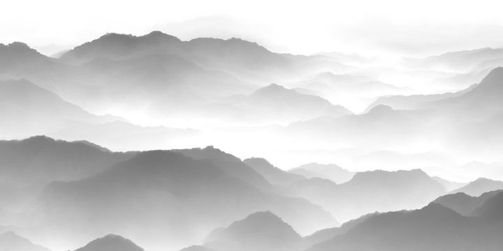 云雾山水