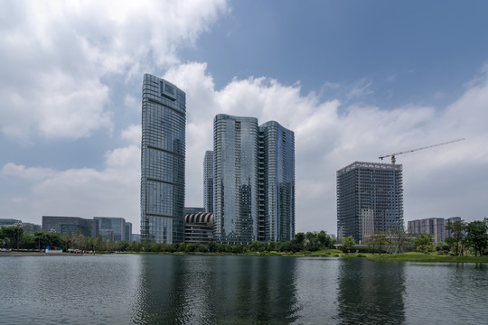 成都中央商务区建筑景观