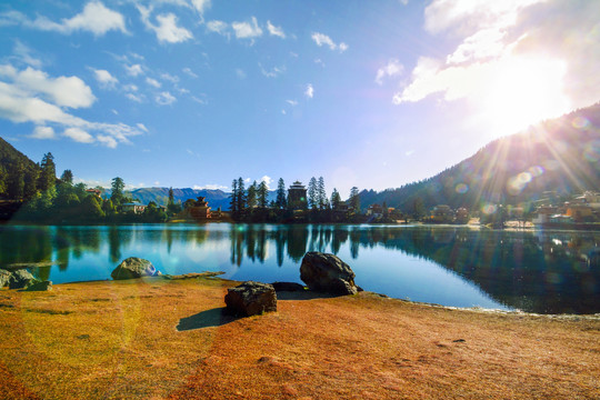 措卡湖旅游风景