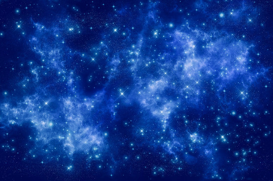 蓝色星空