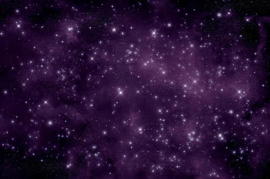 紫色星空