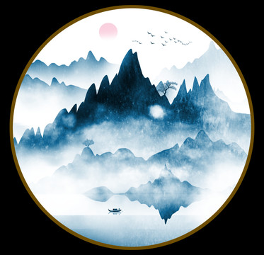 写意山水画