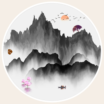 水墨画