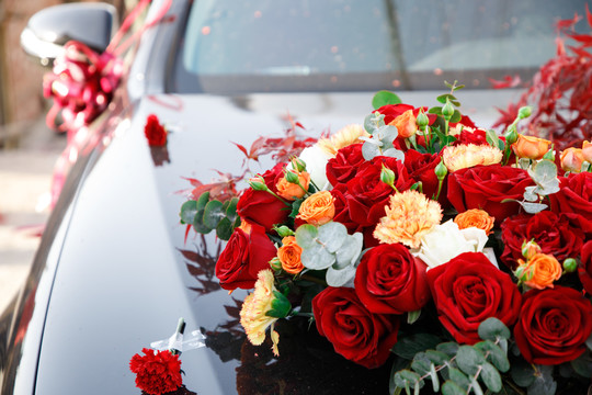 婚车鲜花