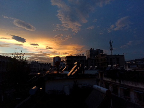 晚霞