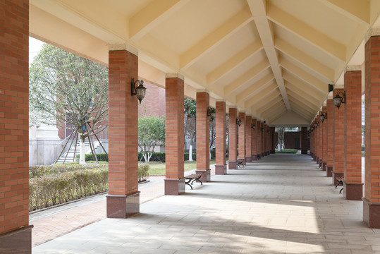 学校走廊长廊