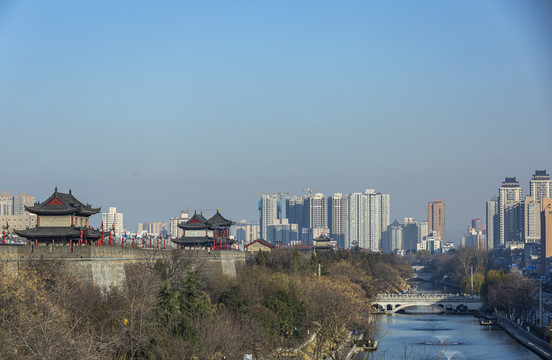 西安城墙护城河