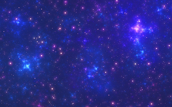 蓝色星空