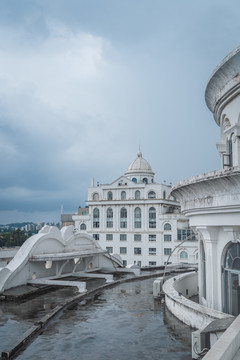 广州地标建筑白色城堡