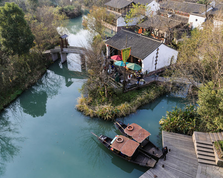 杭州西溪湿地河渚街