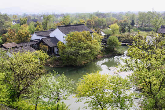 杭州西溪湿地河渚街