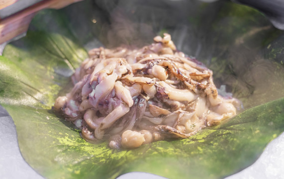 自助餐厅的海鲜美食