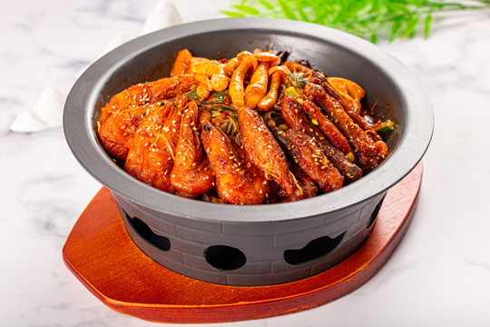 韩式大虾锅