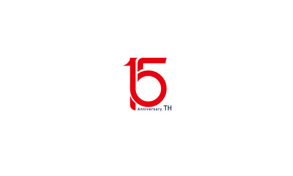 15周年logo