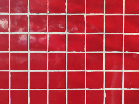 红色外墙瓷砖