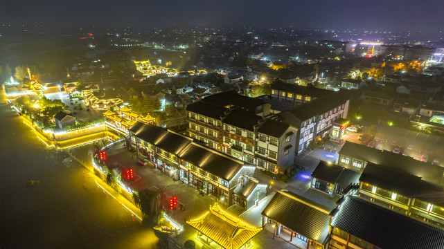 盐城东台安丰古镇夜景