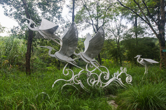 杭州西溪湿地雕塑