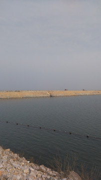 海参养殖围圈围坝