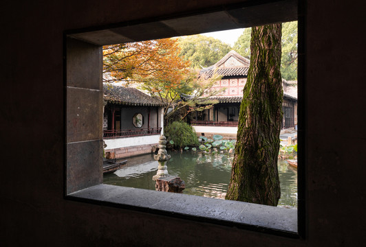 窗景框景