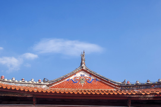 闽南传统建筑屋顶风情