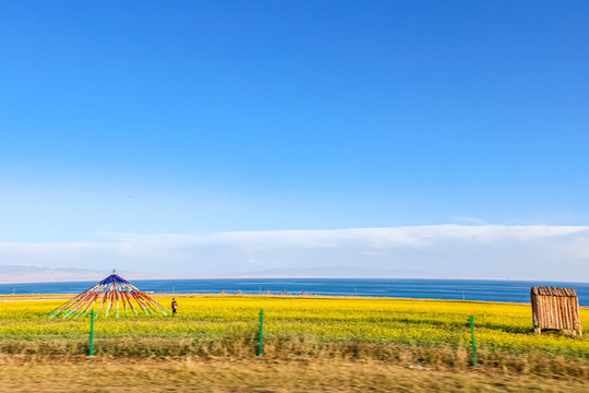 青海湖美景风光壁纸