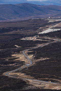 川西折多山的盘山公路