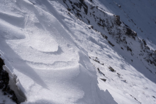 冬季雪地