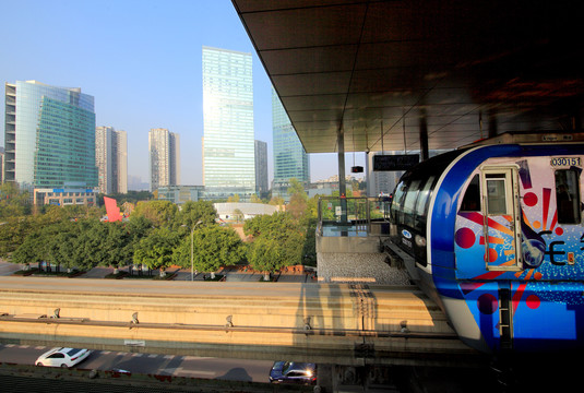 重庆轨道3号线轨道站