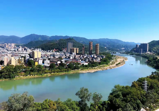 沿河山城风貌