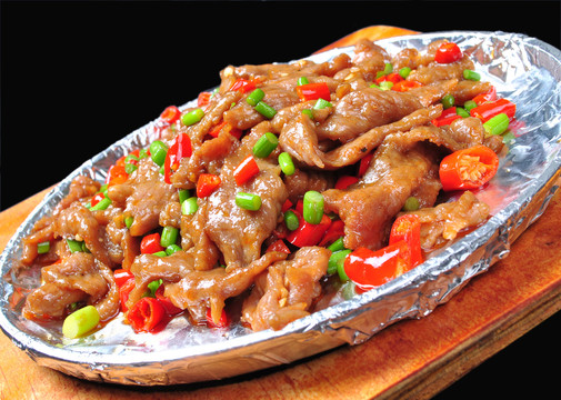 石板牛肉